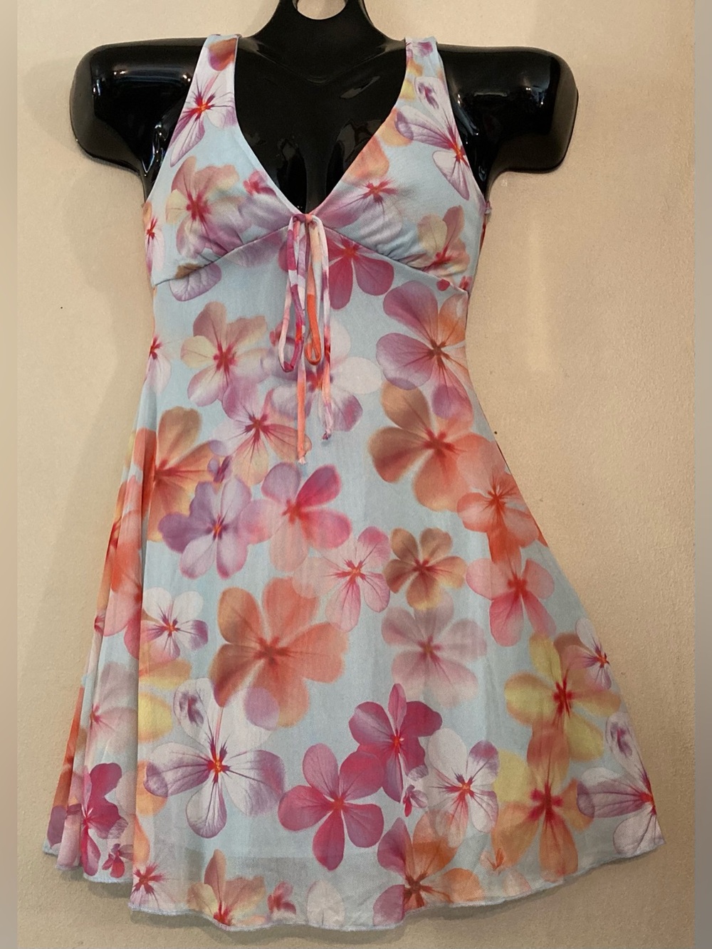 Light Floral Sleeveless Dress
